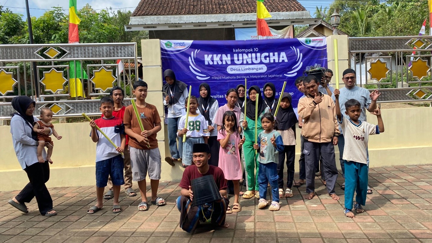Semarak Perlombaan Agustusan di Masjid Jami Baitul Mu’minin dusun Limbangan Bersama Anak KKN Kelompok 10 UNUGHA CILACAP